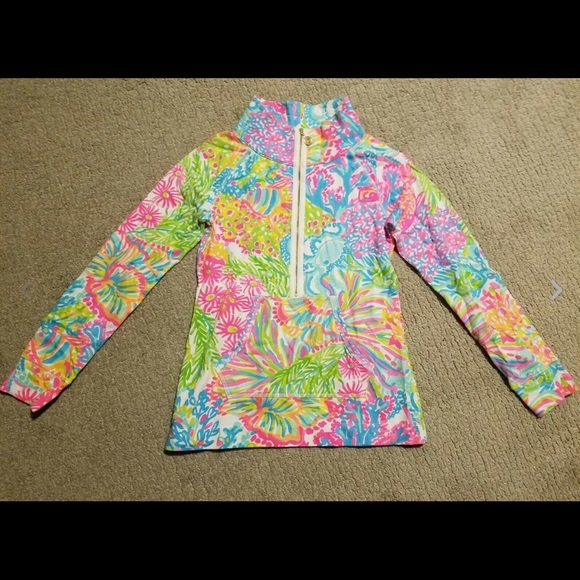 💥Lilly Pulitzer NEW LOVERS CORAL Skipper Popover - Picture 5 of 10